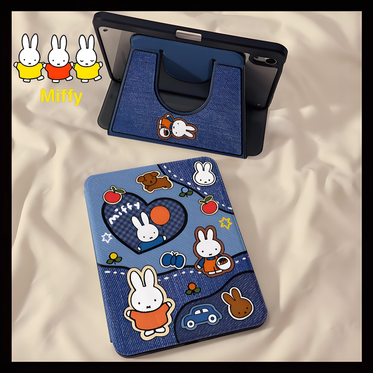 Tablet Accessories Case - Kawaii miffy coelho tablet caso balão