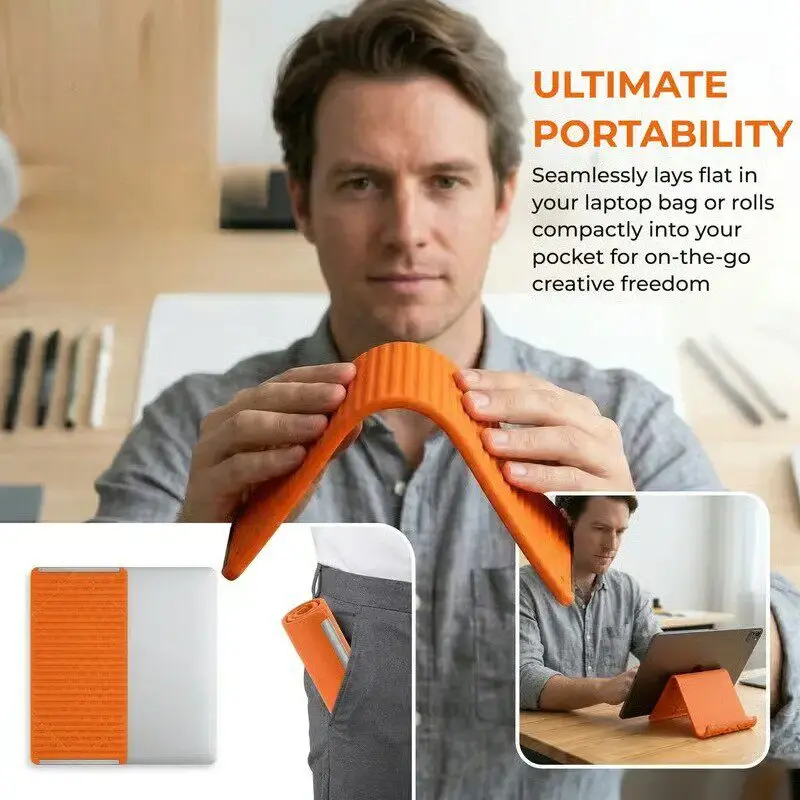 Tablet Accessories Gifts - Suporte de Silicone Dobrável para Celulares,
