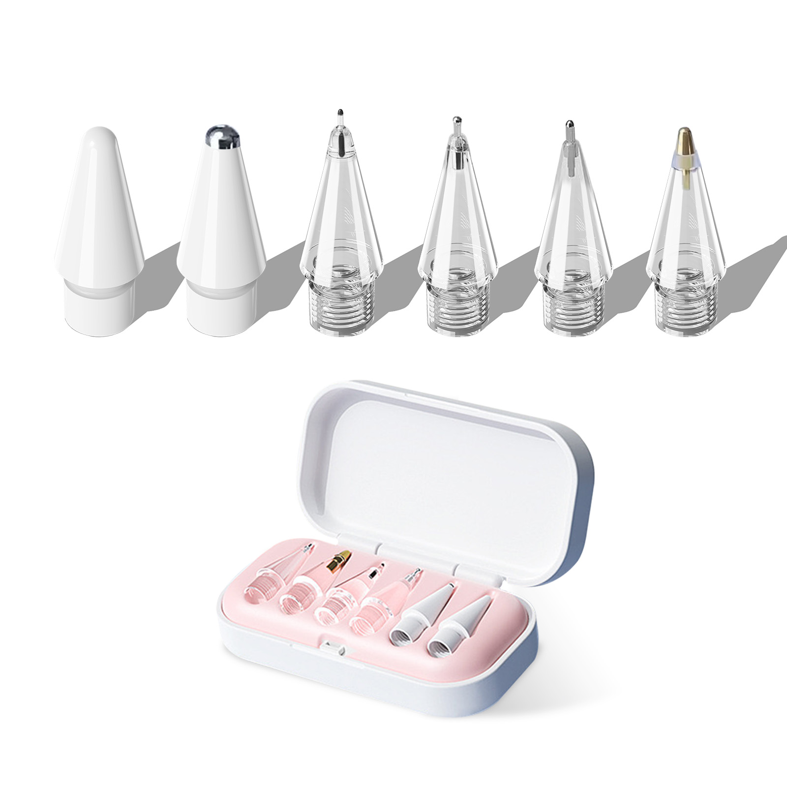 Tablet Pencil Accessories - 6/4 em 1 pontas de lápis