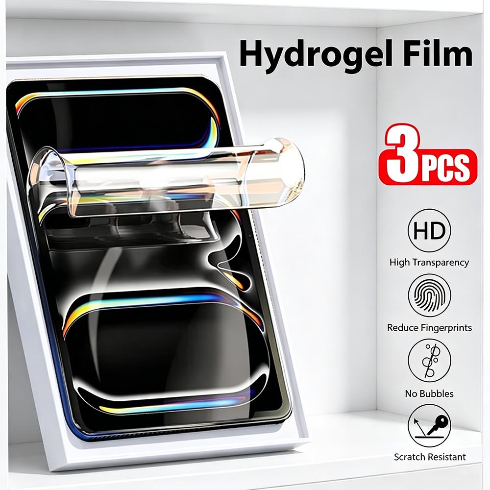 Tablet S9 Fe Accessories - 3 Peças de Película Hidrogel para