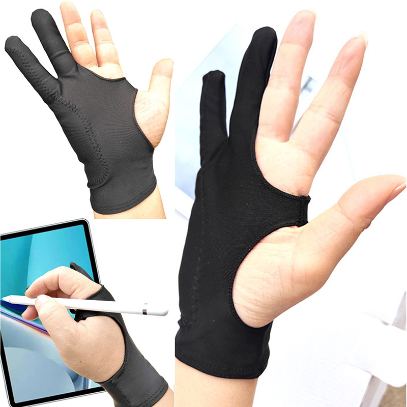 Drawing Glove Artist - Luva de desenho anti-toque luvas de