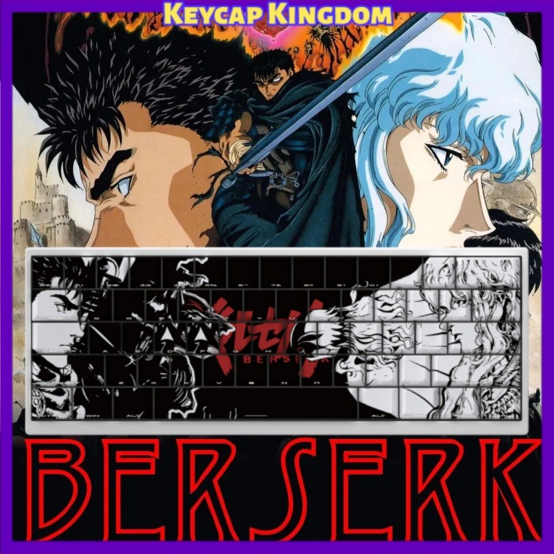 Tablet Accessories Gifts - Teclas Temáticas BERSERK para Teclado Mecânico