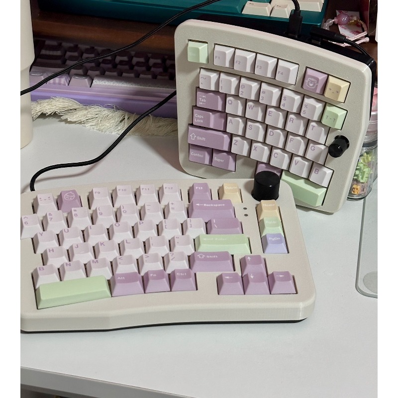 Tablet Accessories 3D Print - Balice80 teclado dividido com fio, modo