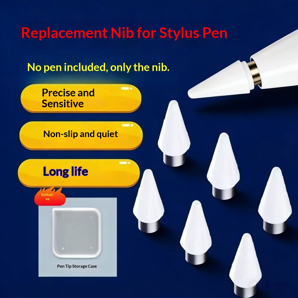 Tablet Pencil Accessories - Ponta de Substituição para Caneta Capacitiva,
