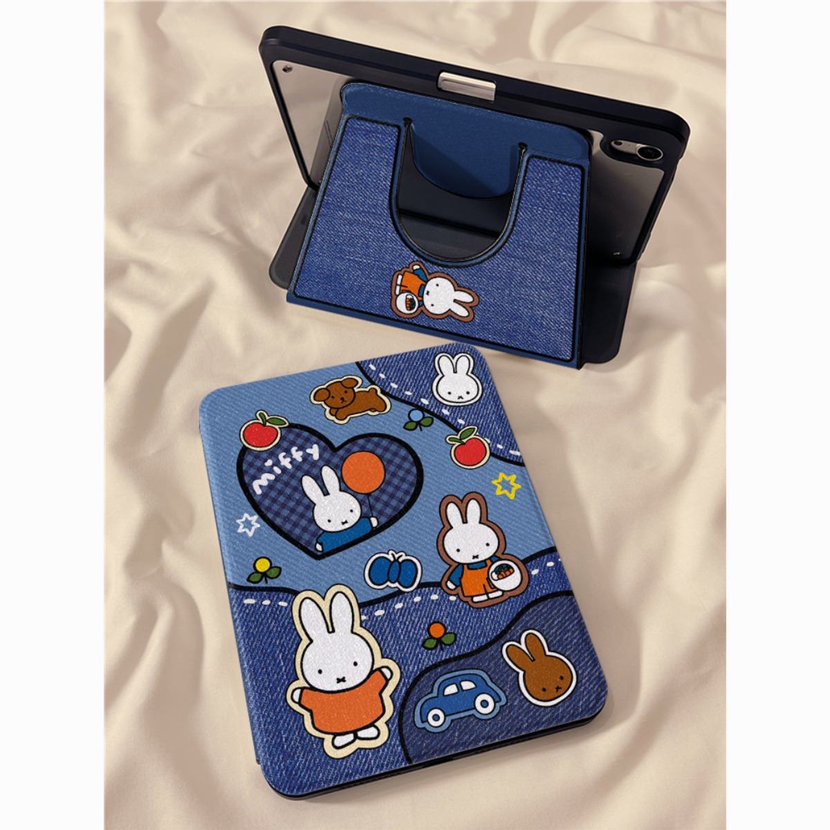 Kawaii miffy coelho tablet cas - Tablet Accessories Case avaliação e preço