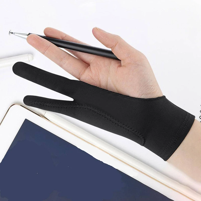1/2 camadas arte 2 dedo anti-m - Drawing Glove Artist avaliação e preço