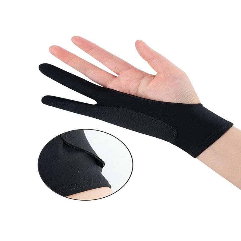 1/2 camadas arte 2 dedo anti-m - Drawing Glove Artist avaliação e preço