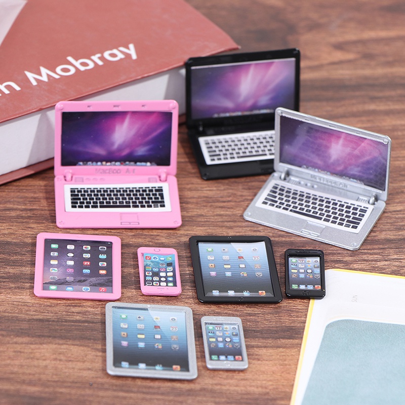 3 pçs/set simulação mini compu - Tablet Accessories Set avaliação e preço
