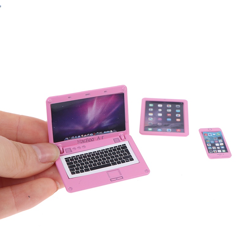 3 pçs/set simulação mini compu - Tablet Accessories Set avaliação e preço