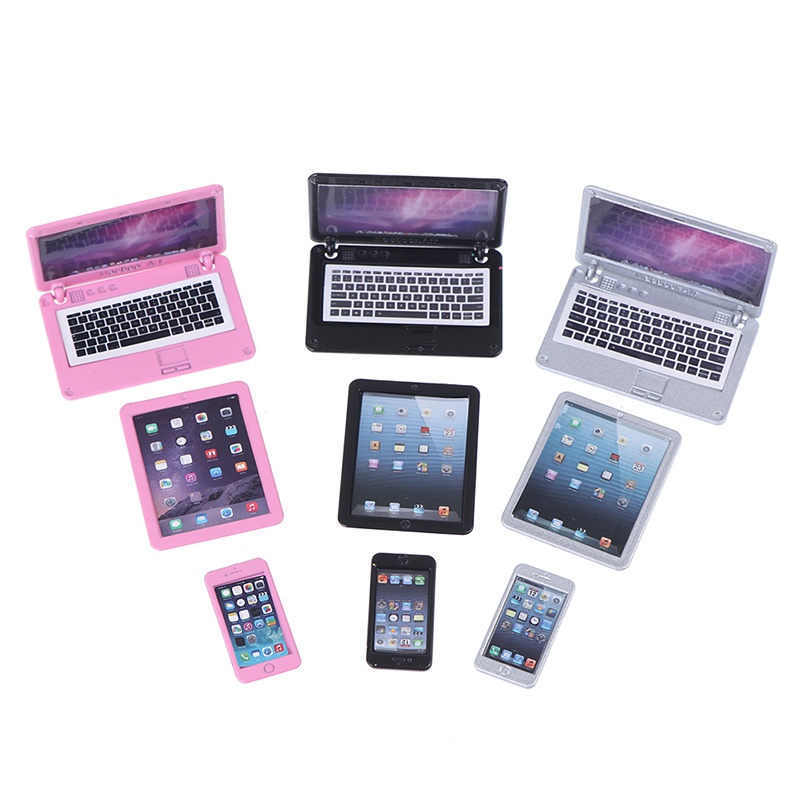 3 pçs/set simulação mini compu - Tablet Accessories Set avaliação e preço