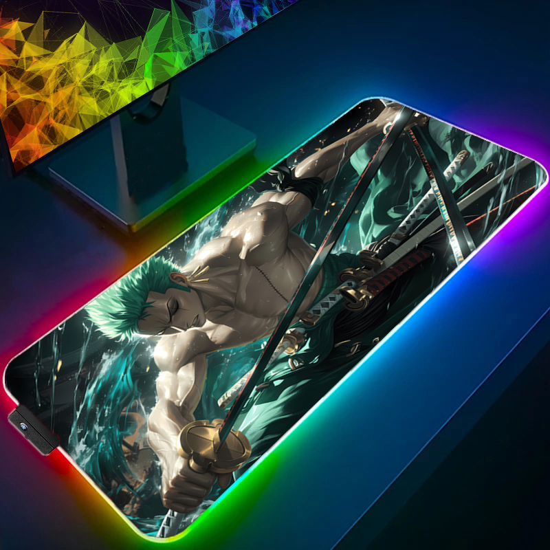 Uma peça zoro mouse pad rgb ac - Tablet With All Accessories avaliação e preço