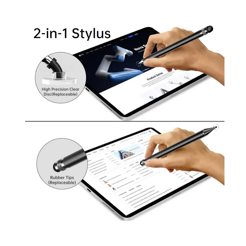 Caneta stylus 2 em 1, ponta de - Tablet Pencil Accessories avaliação e preço