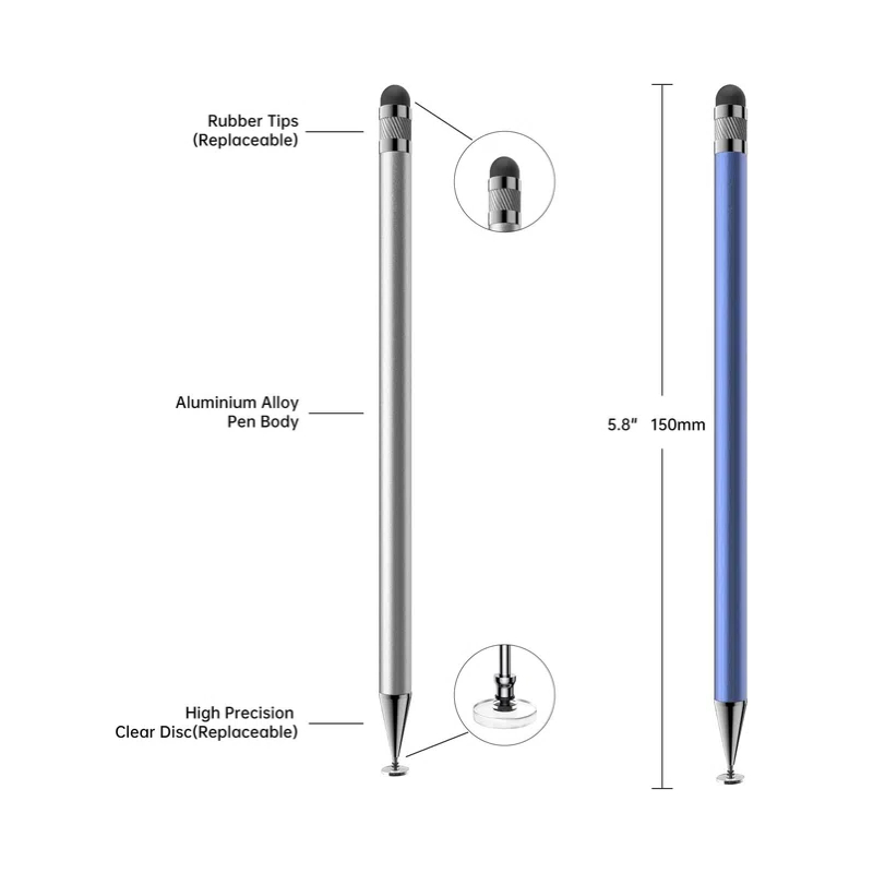 Caneta stylus 2 em 1, ponta de - Tablet Pencil Accessories avaliação e preço