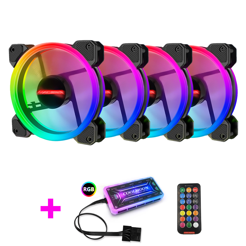 Coolmoon Case Fan: Cooler RGB  - Tablet With All Accessories avaliação e preço