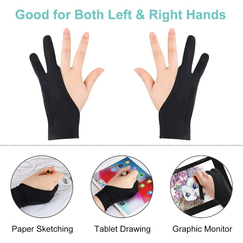 Luvas de desenho anti-toque de - Drawing Glove Artist avaliação e preço
