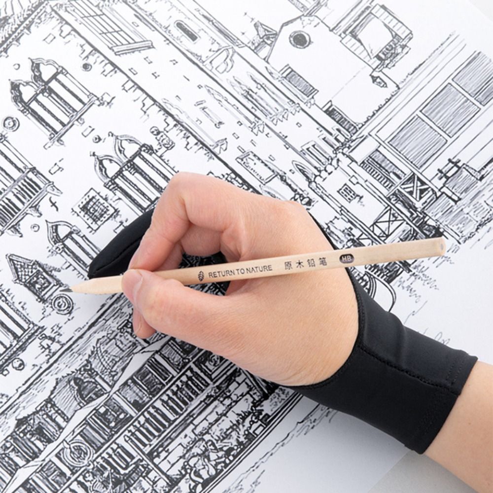1 Par de Luvas Simples de Meio - Drawing Glove Artist avaliação e preço