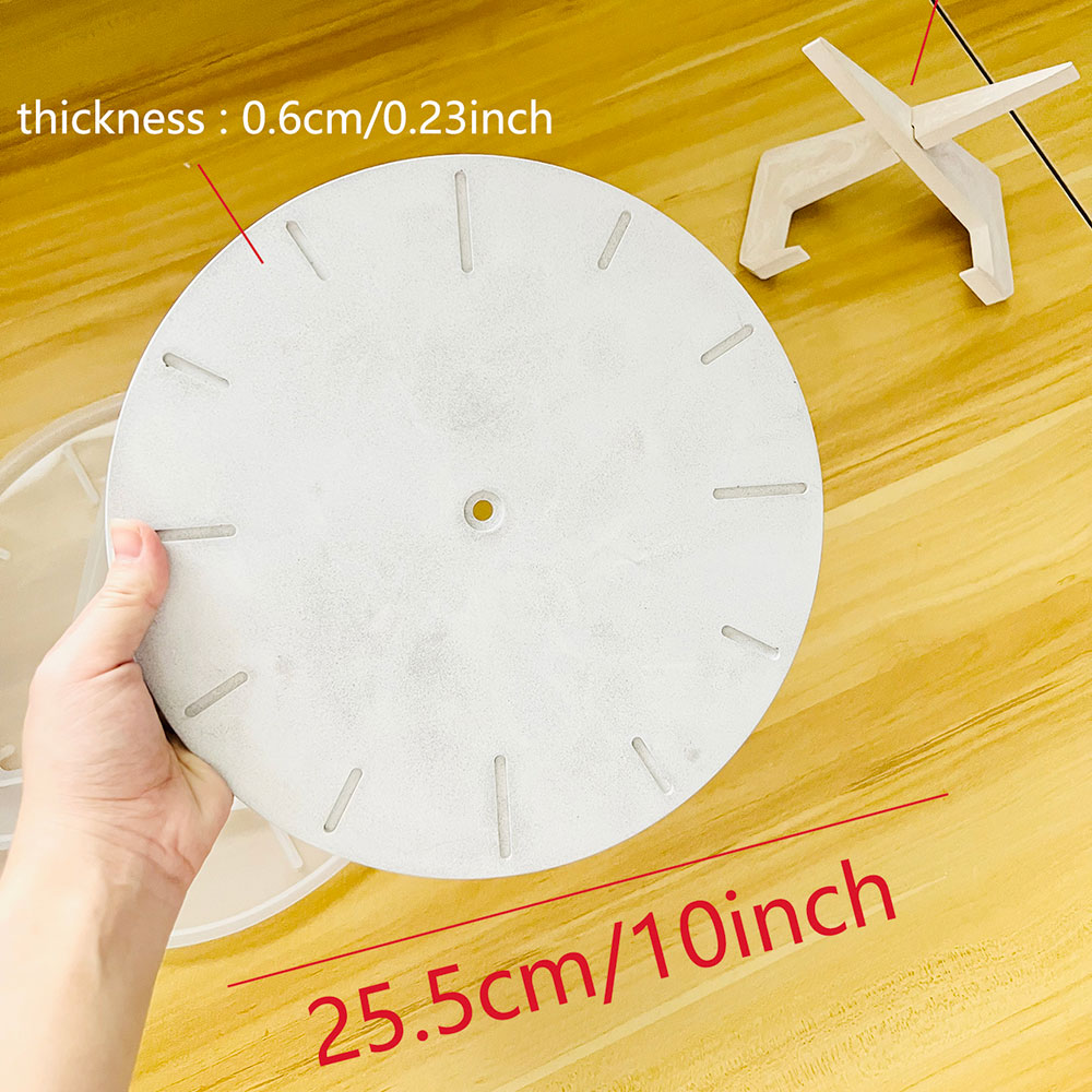 Relógio dial suporte molde diy - Tablet Stand Accessories avaliação e preço