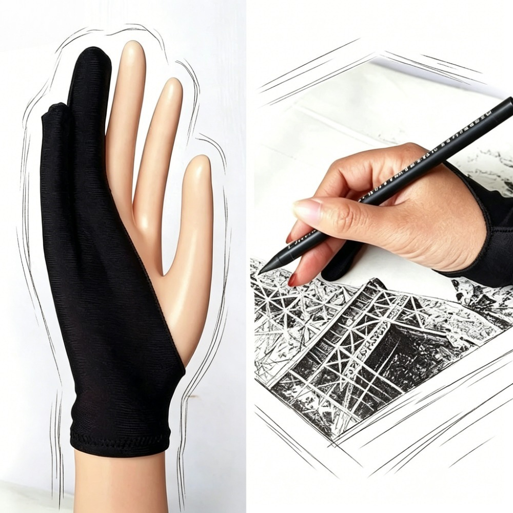 Luvas de dois dedos para artis - Drawing Glove Artist avaliação e preço